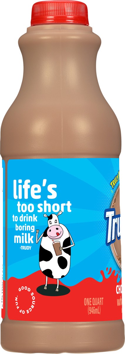 slide 9 of 13, TruMoo Chocolate Whole Milk Quart, 1 qt