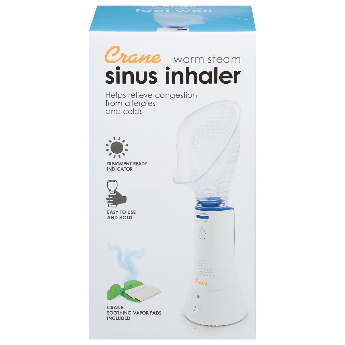 slide 2 of 11, Crane Warm Steam Sinus Inhaler 1 ea, 1 ct