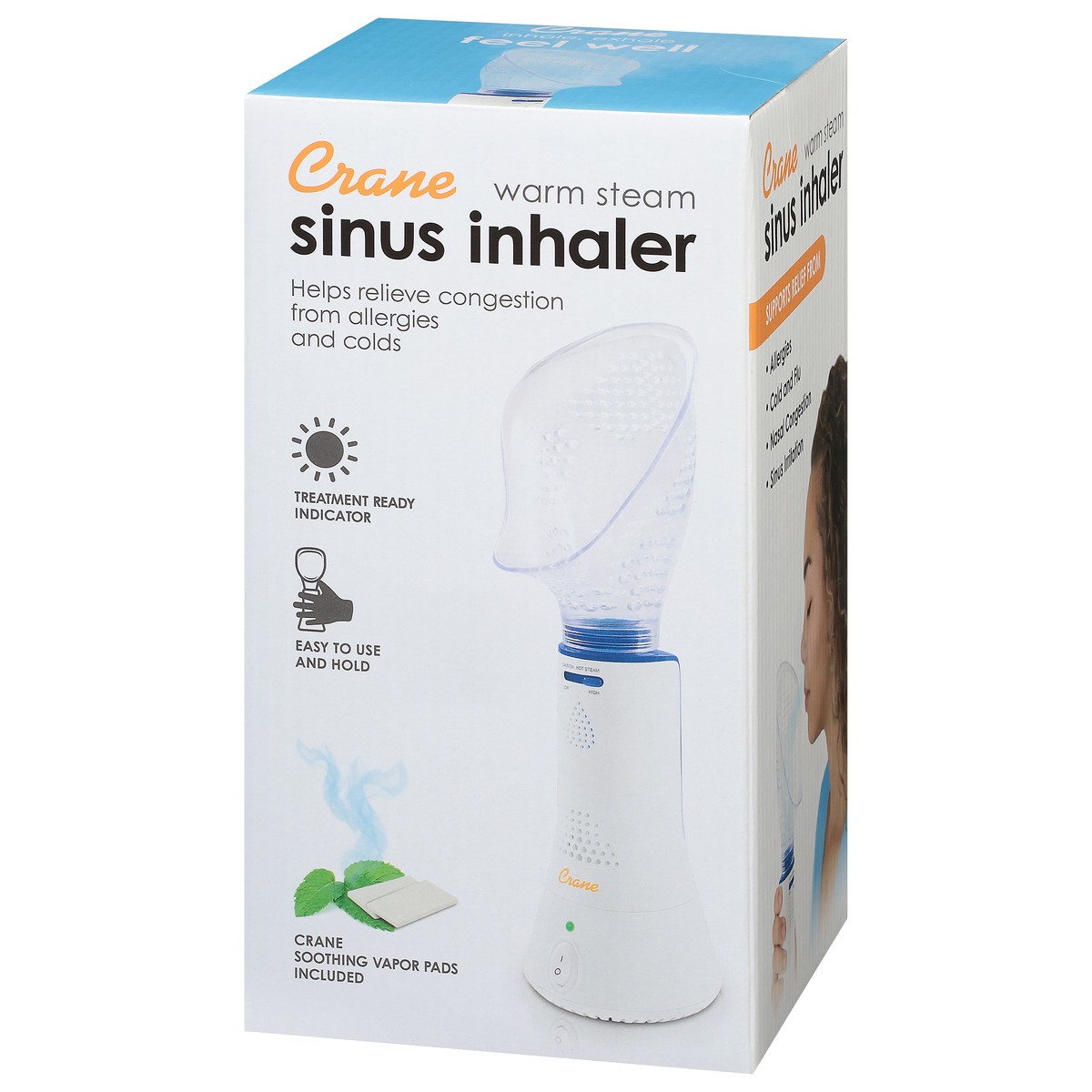 slide 4 of 11, Crane Warm Steam Sinus Inhaler 1 ea, 1 ct