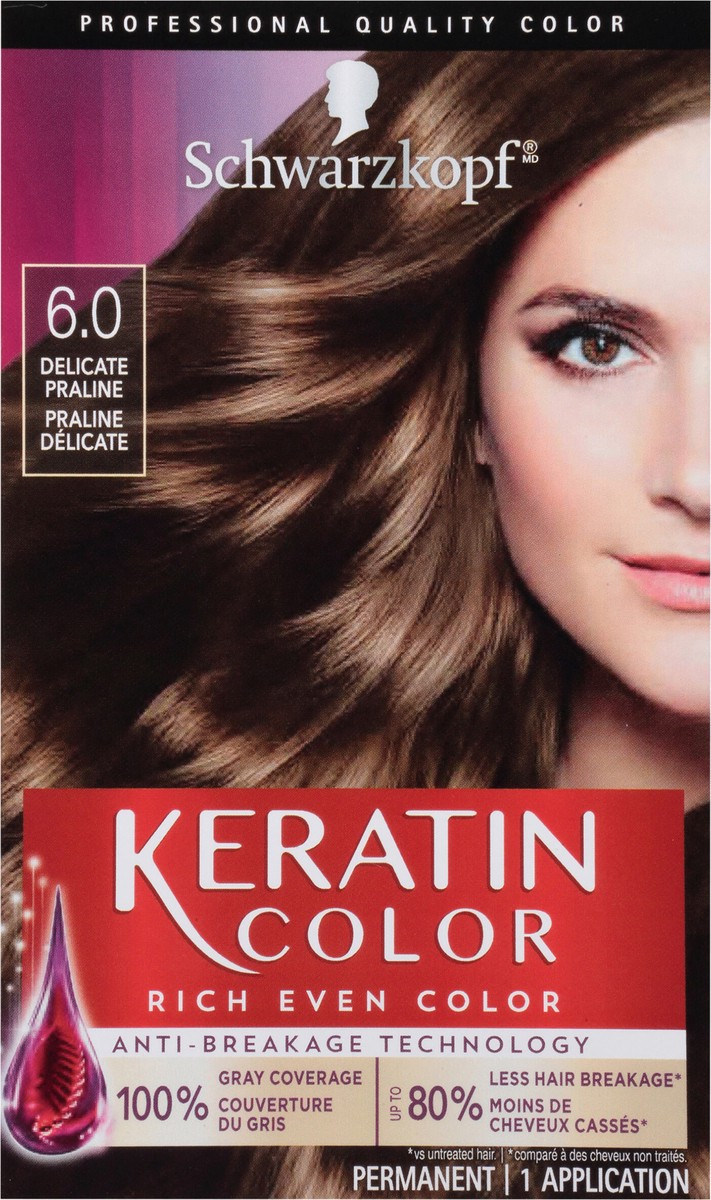 slide 3 of 7, Schwarzkopf Permanent Hair Color Cream, 6.0 Delicate Praline, 1 ct