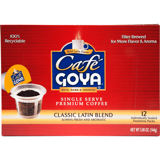 slide 1 of 1, Goya Single Serve Premium Coffee - 12 ct; 5.08 oz, 12 ct; 5.08 oz