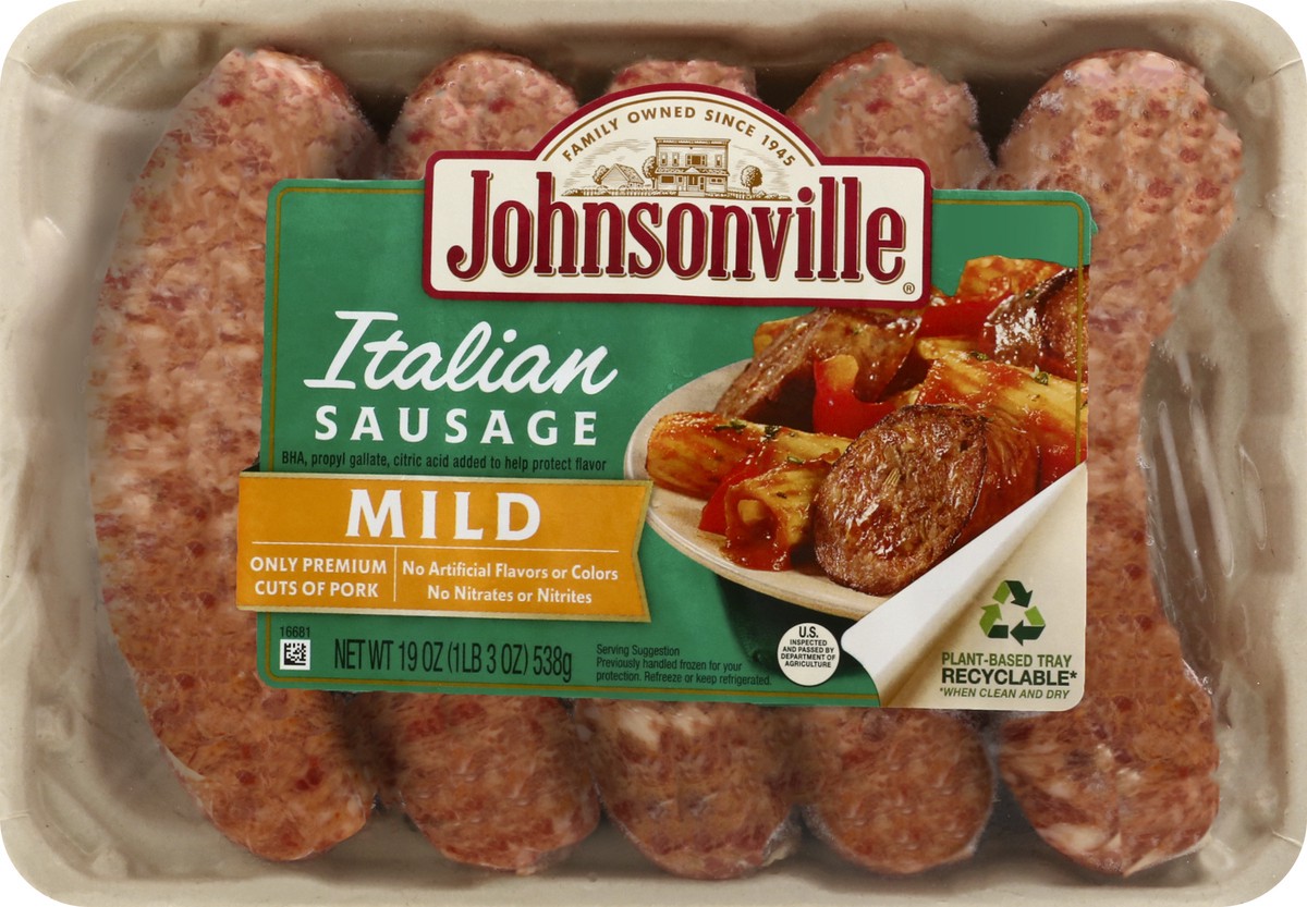 slide 4 of 11, Johnsonville Mild Italian Sausage 19 oz, 19 oz