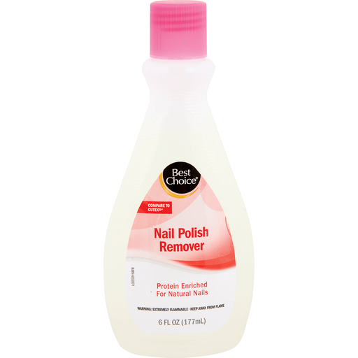 slide 1 of 1, Best Choice Nail Polish Remover, 6 oz