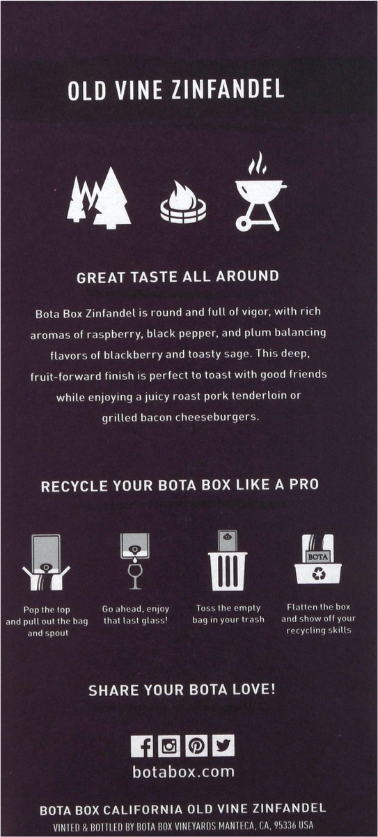 slide 3 of 11, Bota Box Old Vine Zinfandel, 3 liter