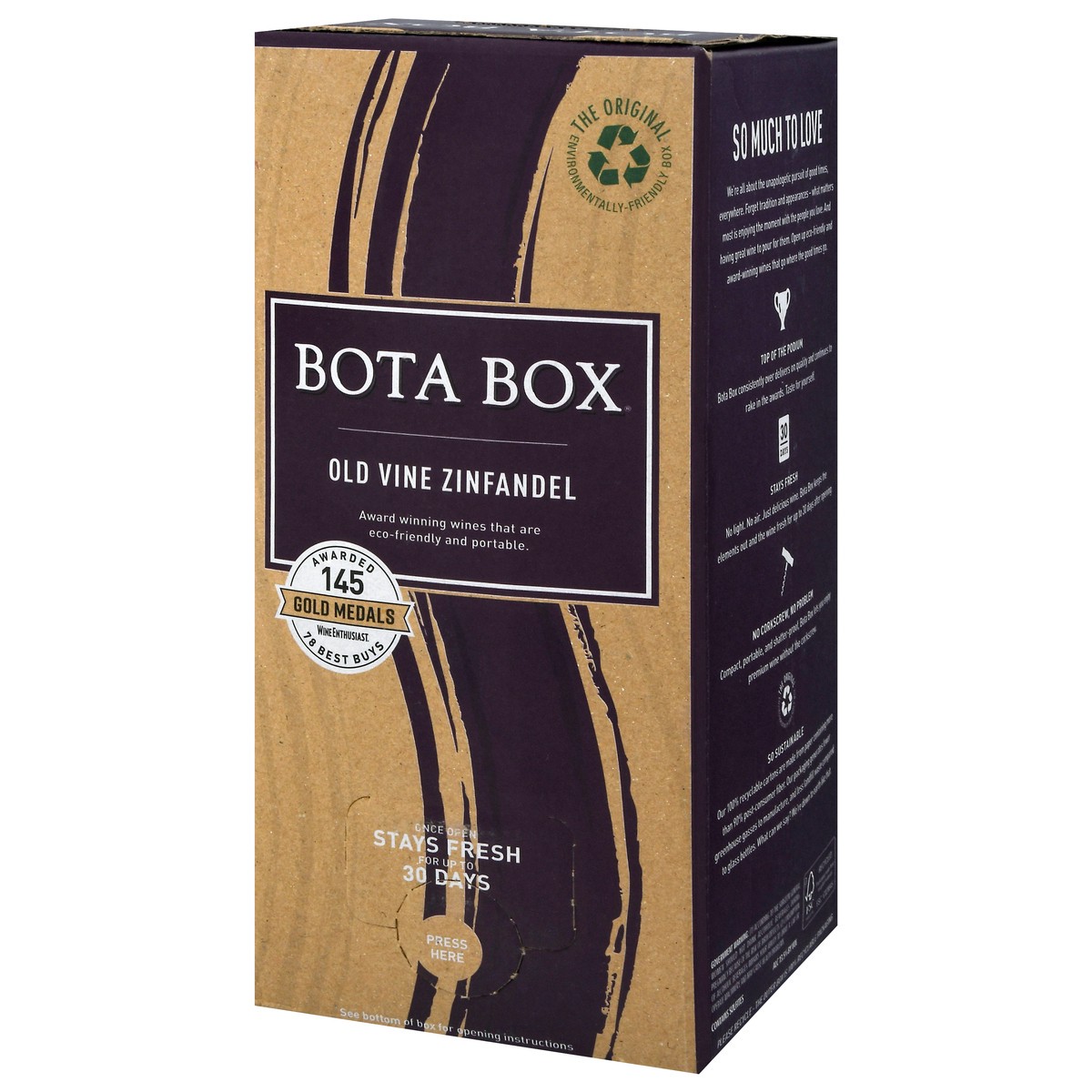 slide 5 of 11, Bota Box Old Vine Zinfandel, 3 liter