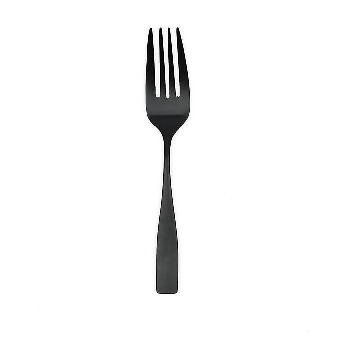 slide 1 of 1, Gourmet Settings Moments Serving Fork - Black Matte, 1 ct