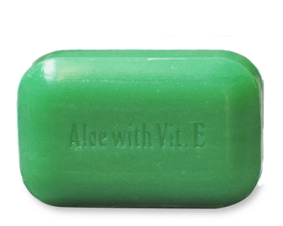 slide 1 of 1, The Soap Works Aloe Vera & Vitamin E Soap Bar, 3.88 oz