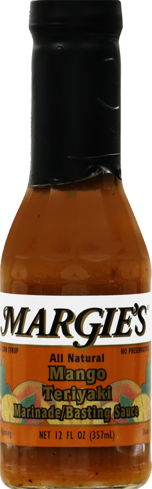 slide 1 of 1, Margie's Margies Mango Teriyaki Marinade, 12 fl oz