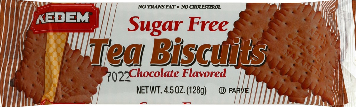 slide 4 of 6, Kedem Sugar Free Chocolate Tea Biscuits, 4.5 oz