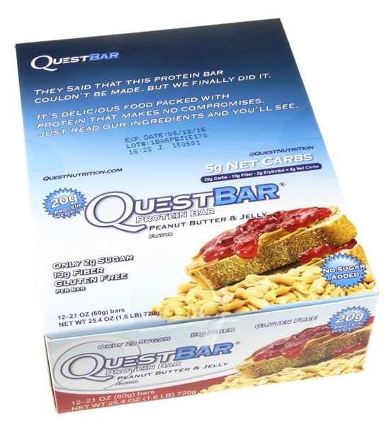 slide 1 of 1, Quest Apple Pie Protein Bar, 12 ct