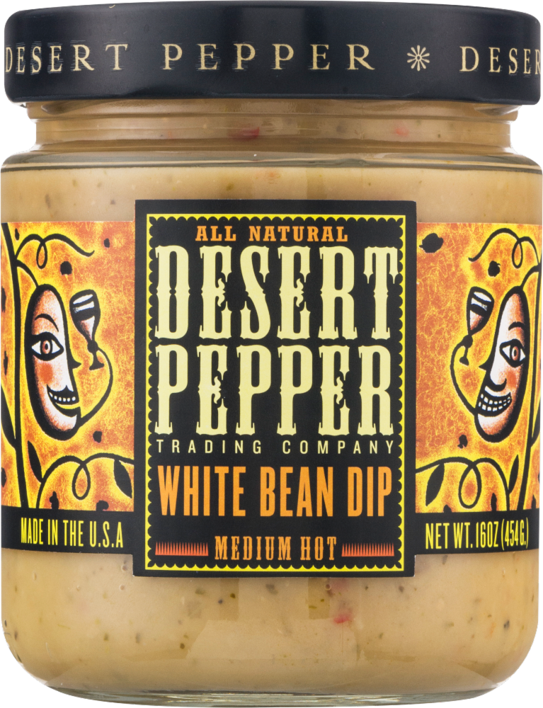 slide 1 of 6, Desert Pepper Trading Desert Pepper White Tuscan Bean Dip, 16 oz