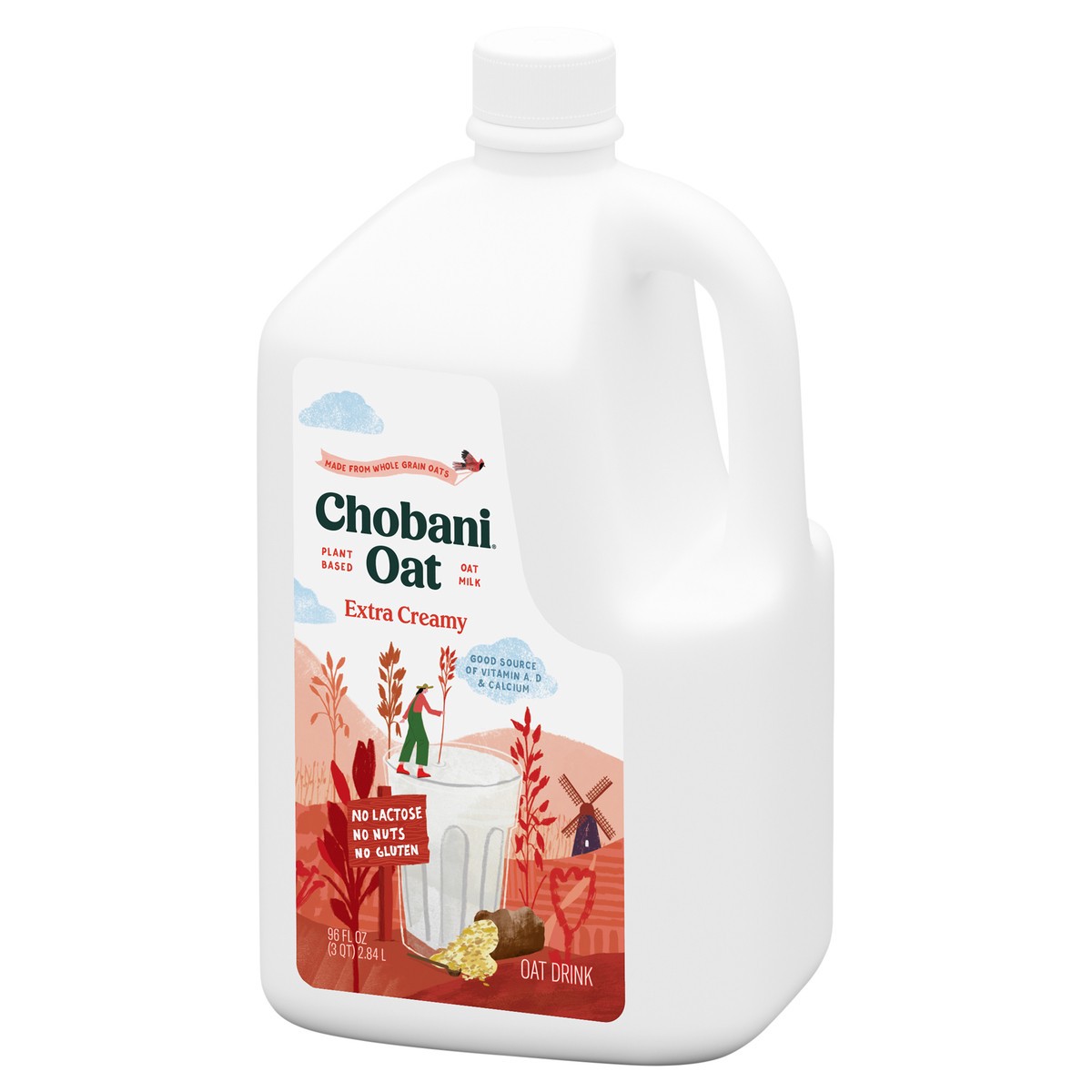 slide 5 of 11, Chobani Oat Milk X Creamy, 96 fl oz