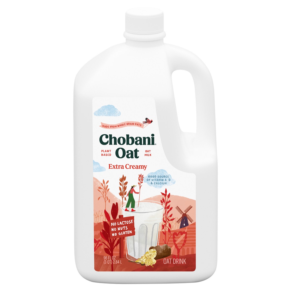 slide 7 of 11, Chobani Oat Milk X Creamy, 96 fl oz