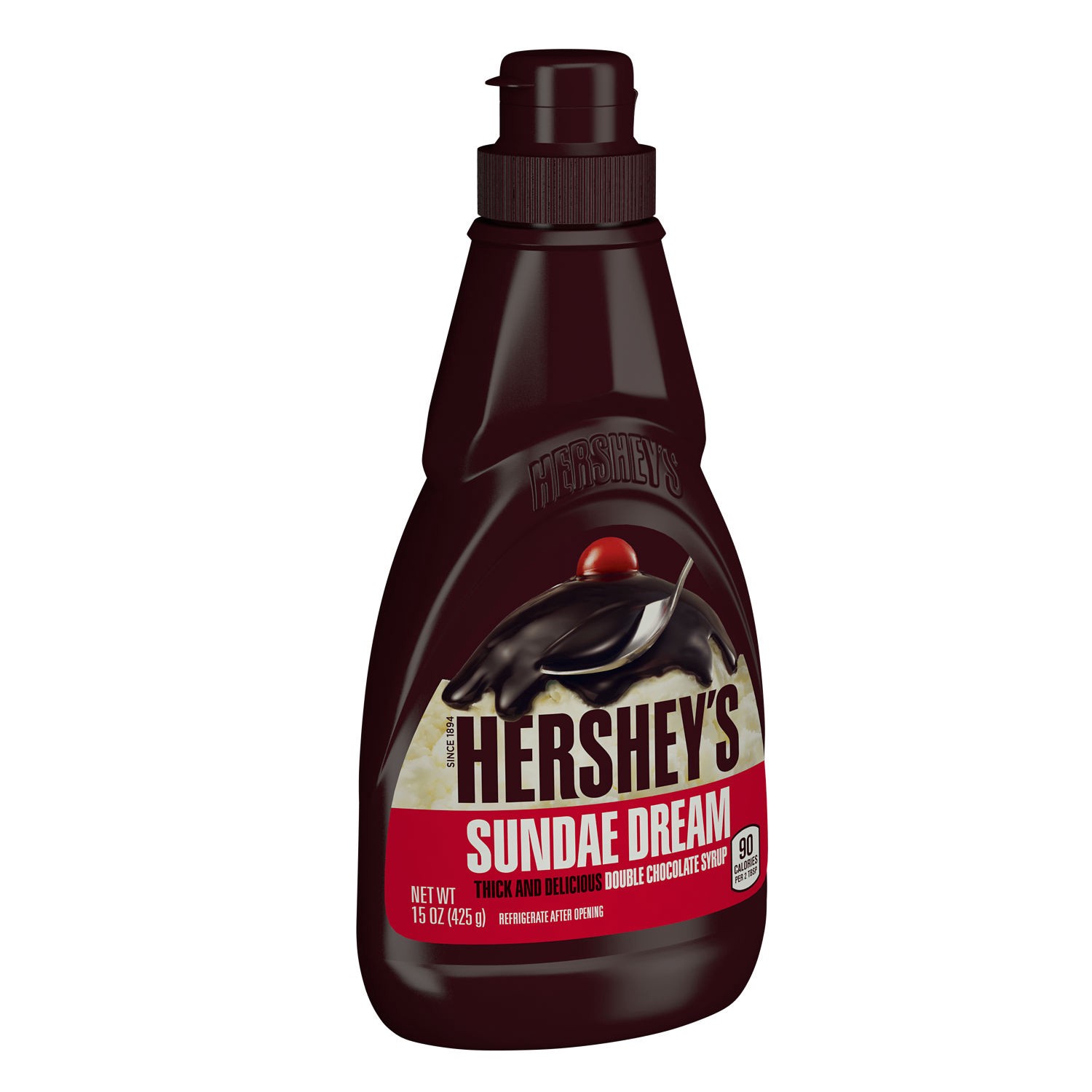 slide 1 of 4, Hershey's Sundae Dream Double Chocolate Syrup Bottle, 15 oz, 15 oz