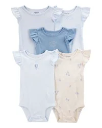 Carter's Baby 5-Pack Short-Sleeve Bodysuits Multi 18M