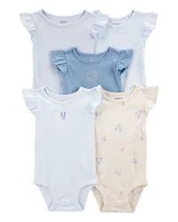 Carter's Baby 5-Pack Short-Sleeve Bodysuits Multi 18M