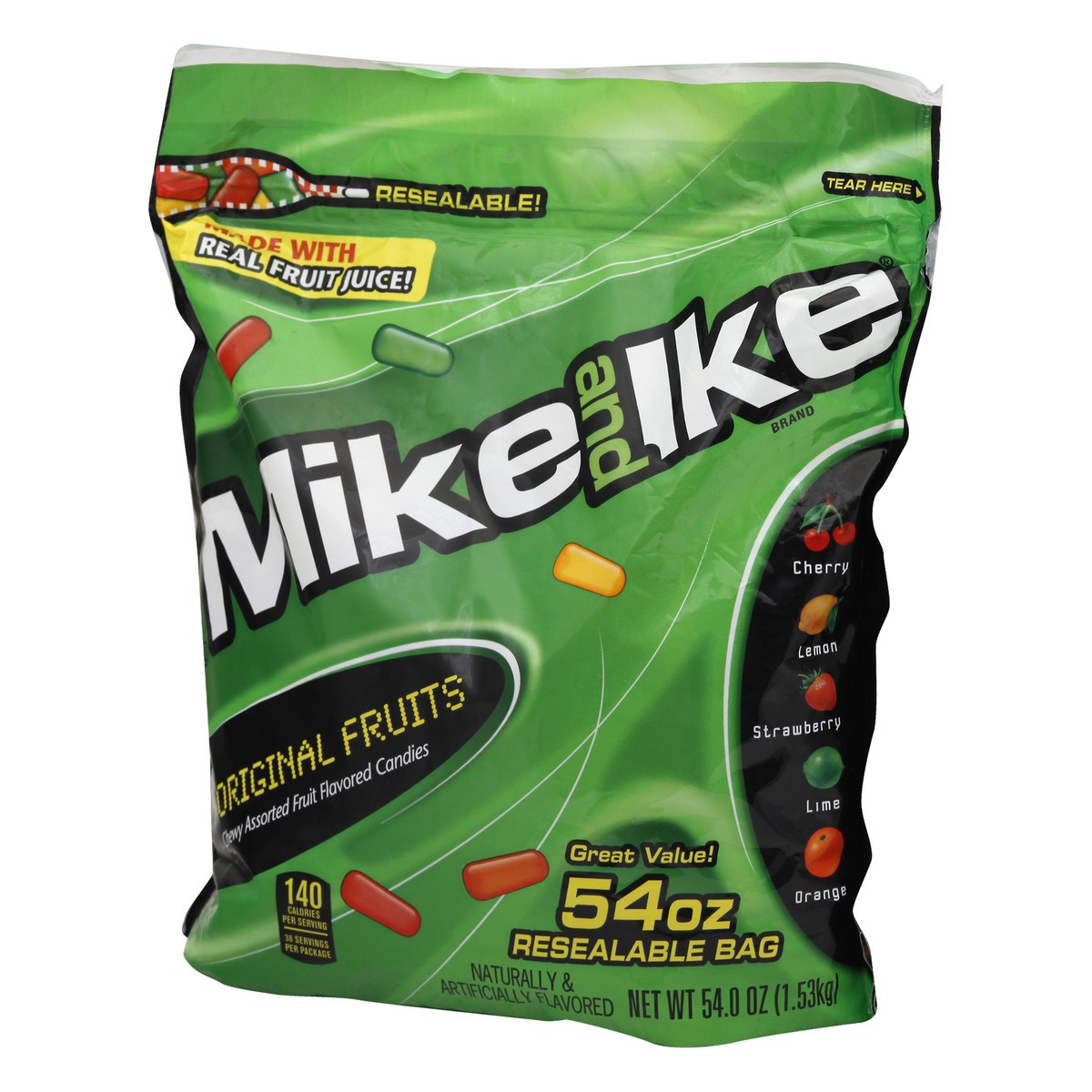 slide 12 of 13, MIKE AND IKE Original Fruits Candy 54 oz, 54 oz