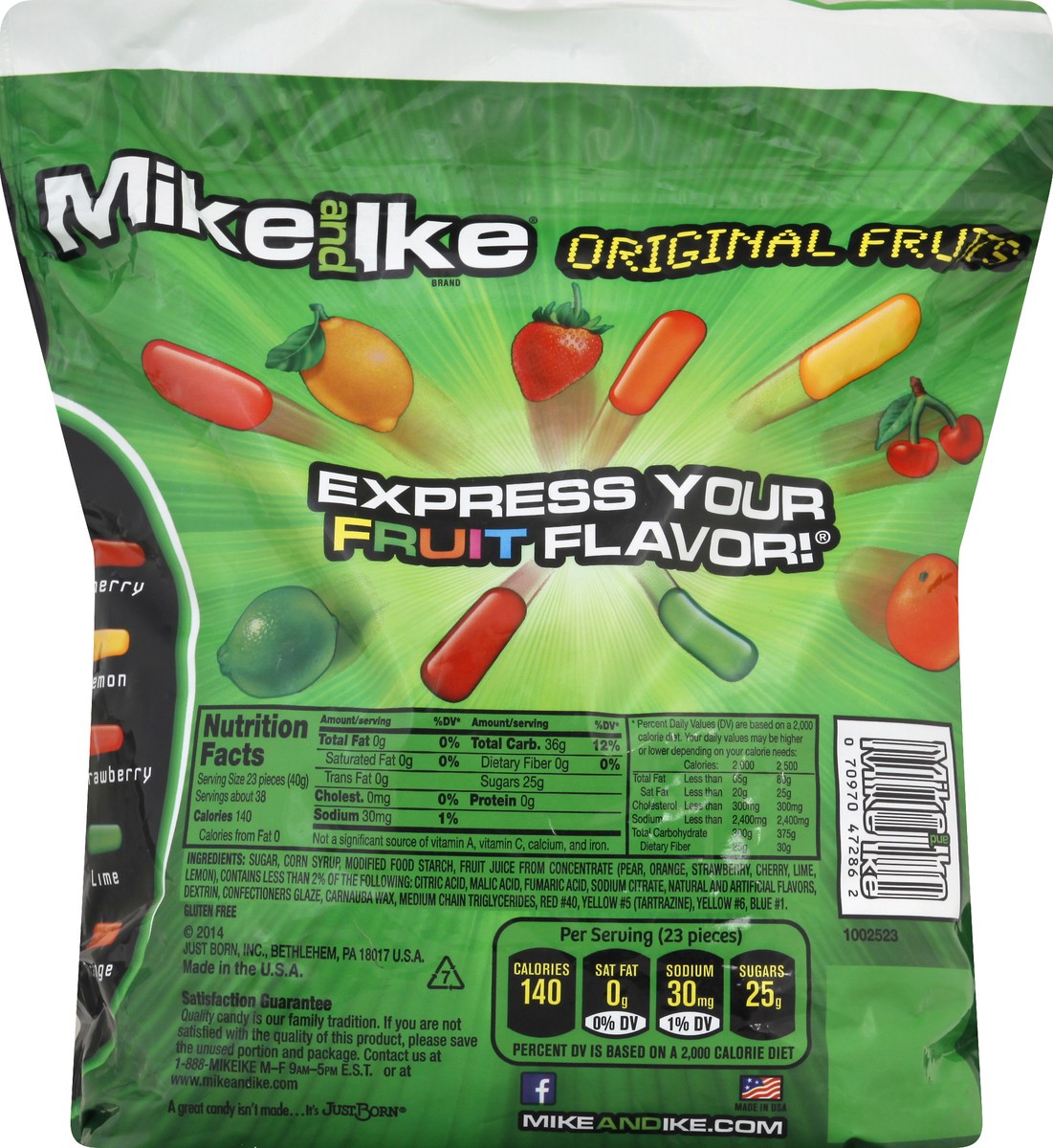 slide 9 of 13, MIKE AND IKE Original Fruits Candy 54 oz, 54 oz