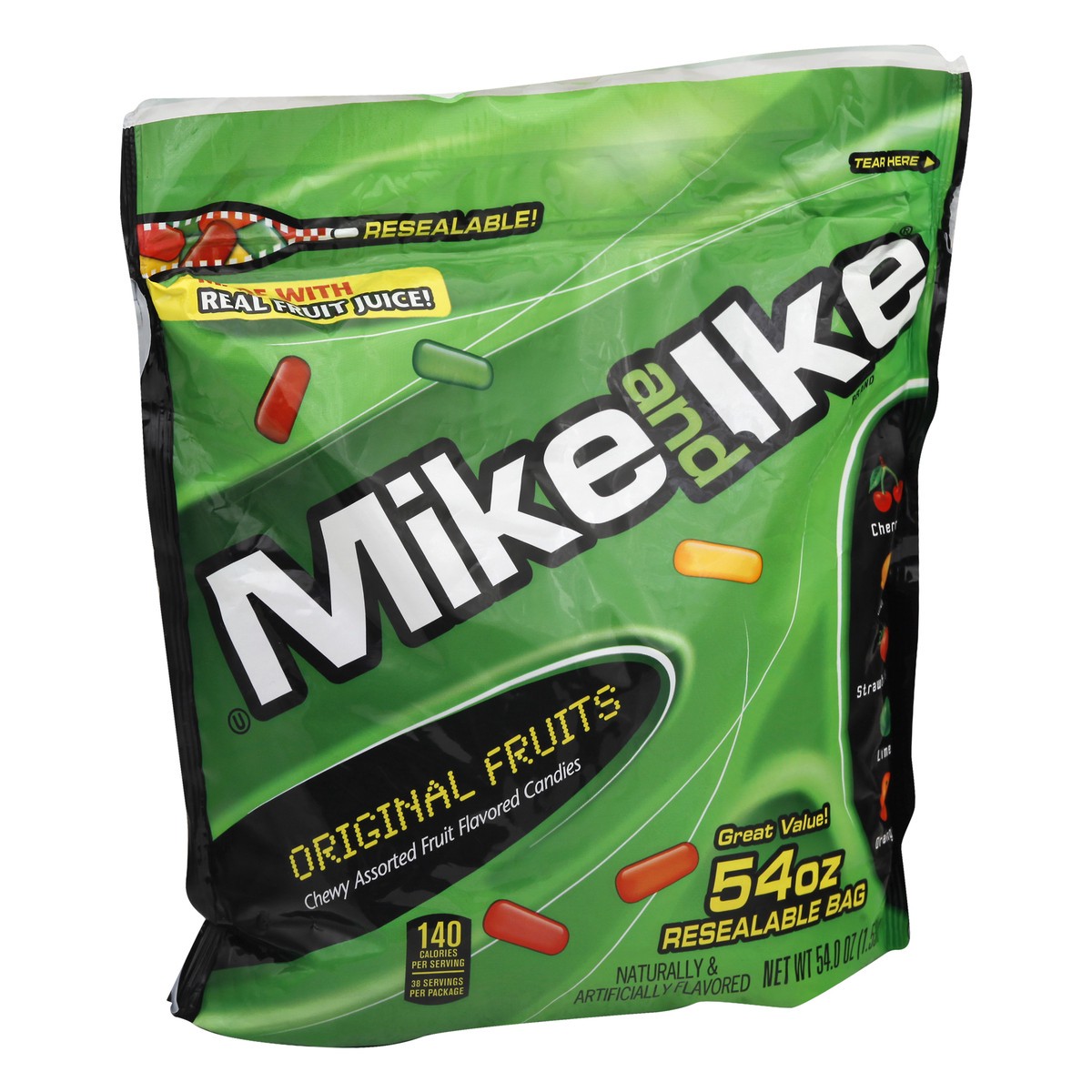 slide 8 of 13, MIKE AND IKE Original Fruits Candy 54 oz, 54 oz