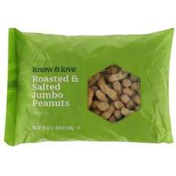 know & love Salted Jumbo Peanuts 24 ounces