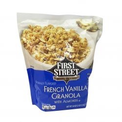 slide 1 of 1, First Street French Vanilla Granola With Almonds, 44 oz