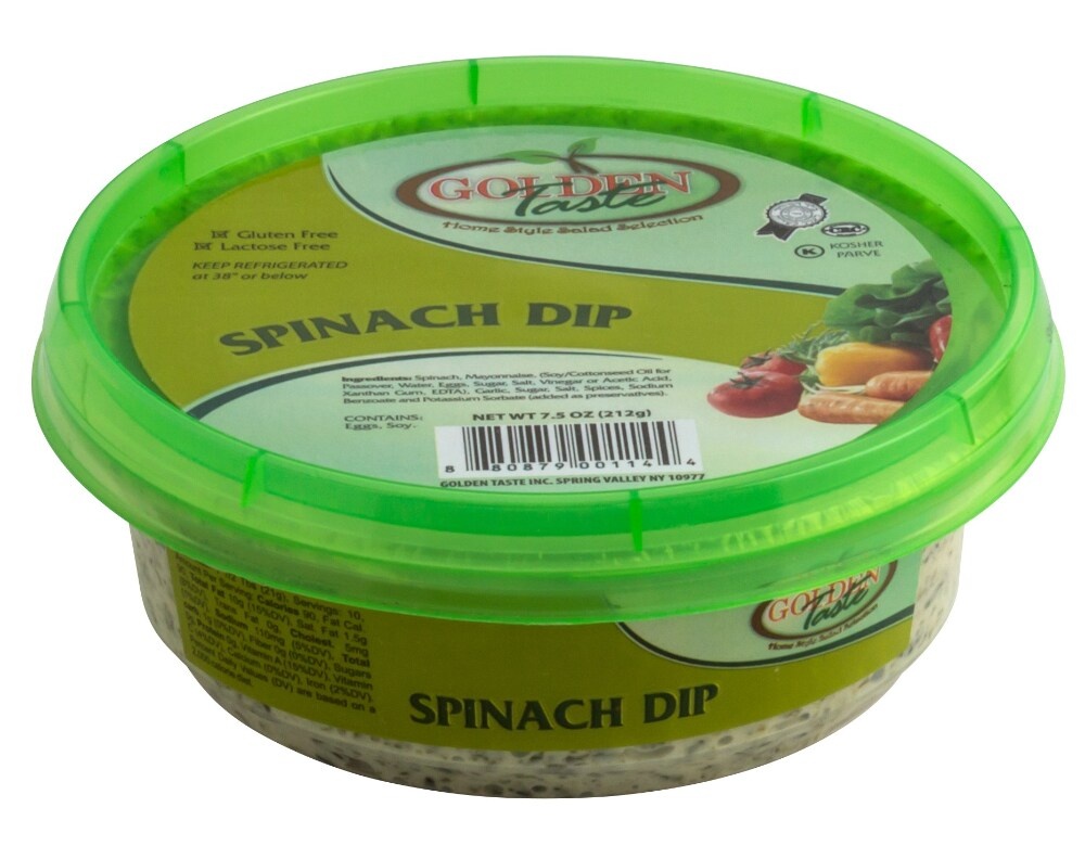 slide 1 of 1, Golden Taste Spinach Dip, 7.5 oz