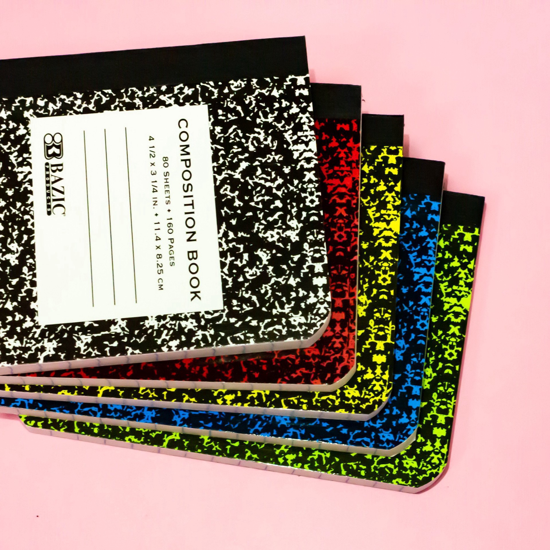 slide 1 of 1, Bazic Mini Composition Book, 2 ct