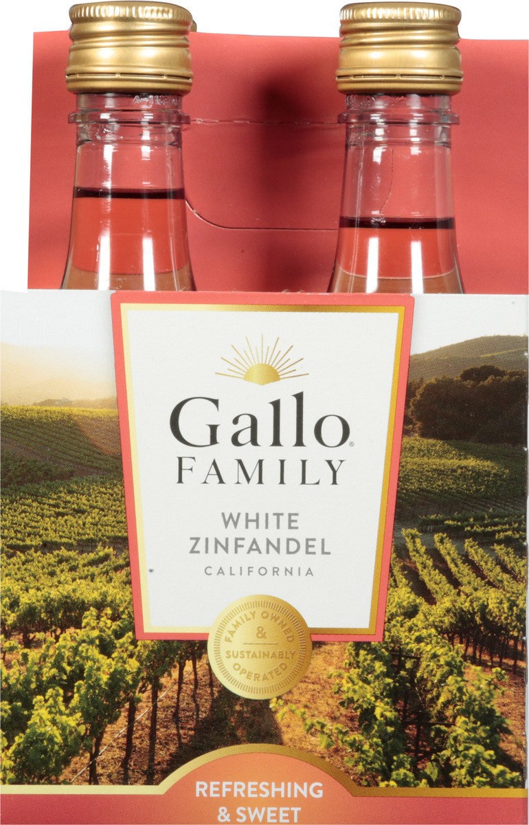 slide 9 of 12, Gallo Family Vineyards Blush Wine, 4 ct; 187 ml