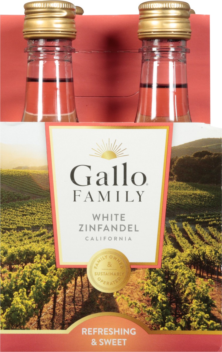 slide 2 of 12, Gallo Family Vineyards Blush Wine, 4 ct; 187 ml