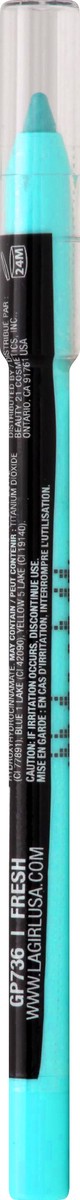 slide 6 of 7, La Girl Shockwave Neon Eyeliner Fresh (Teal), 0.04 oz