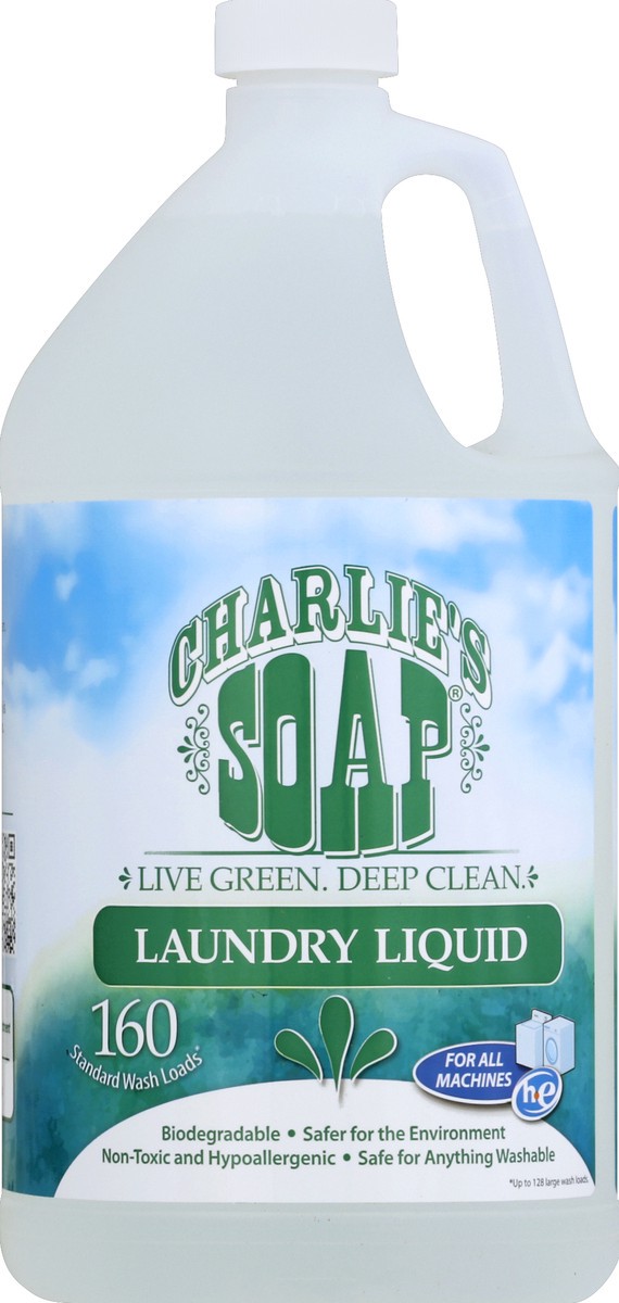 slide 1 of 1, Charlie's Soap Laundry Liquid 1 gl, 1 gal