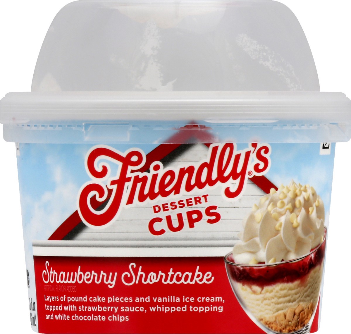 slide 1 of 10, Friendly's Strawberry Shortcake Dessert Cups 8.5 fl oz, 8.5 oz