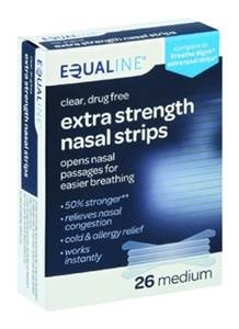 slide 1 of 1, Equaline Nasal Strips, 26 ct