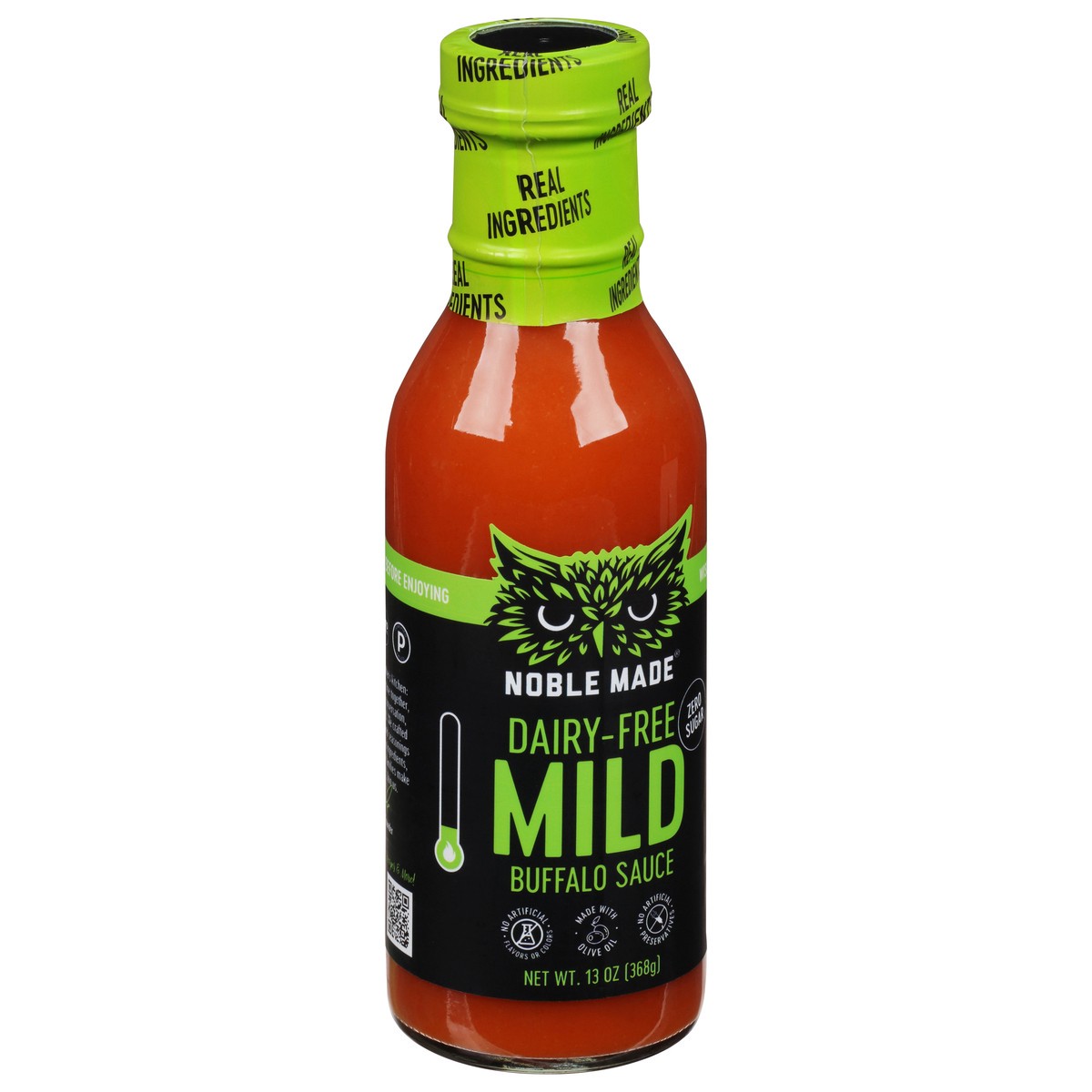 slide 5 of 9, Noble Made Dairy-Free Mild Buffalo Sauce 13 oz, 13 oz