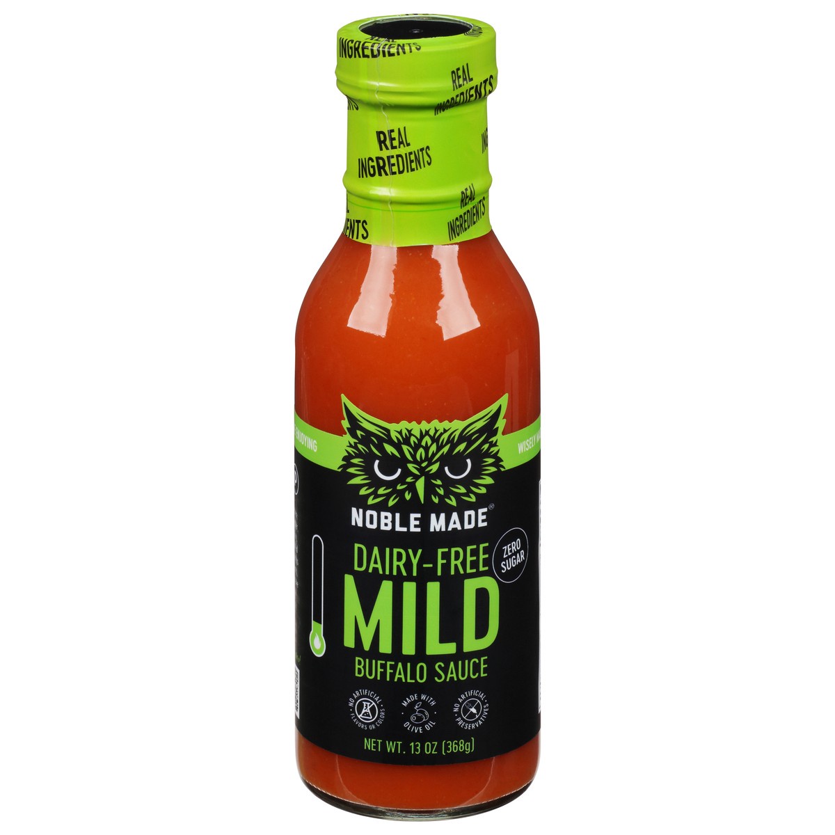 slide 1 of 9, Noble Made Dairy-Free Mild Buffalo Sauce 13 oz, 13 oz