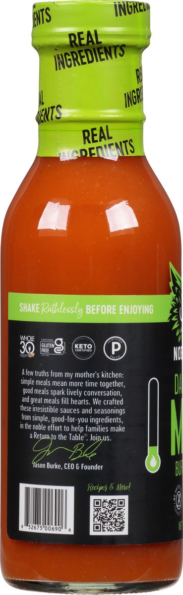 slide 3 of 9, Noble Made Dairy-Free Mild Buffalo Sauce 13 oz, 13 oz