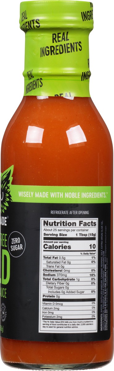 slide 9 of 9, Noble Made Dairy-Free Mild Buffalo Sauce 13 oz, 13 oz