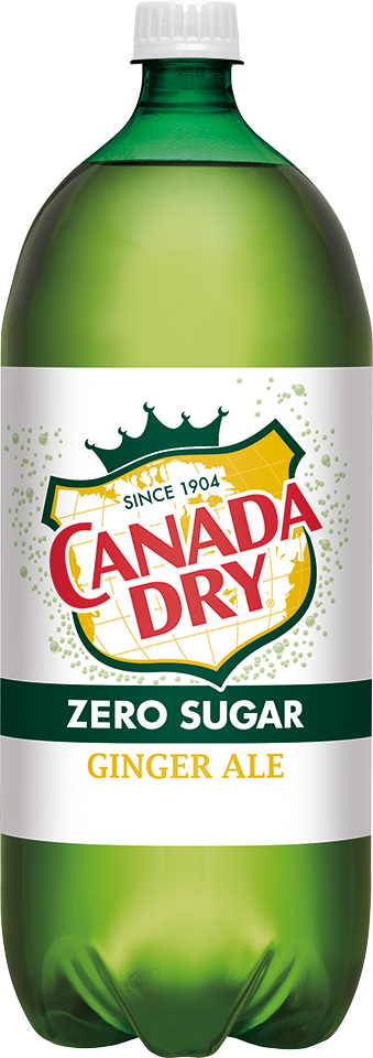 slide 2 of 5, Canada Dry Zero Sugar Ginger Ale Soda 2 lt, 67.63 fl oz