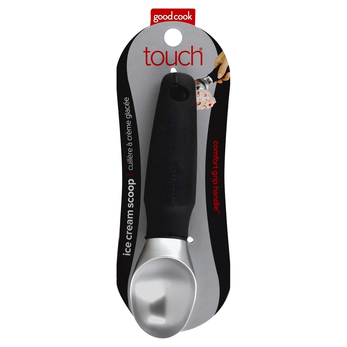 slide 3 of 3, Good Cook Touch Ice Cream Scoop, 1 ct