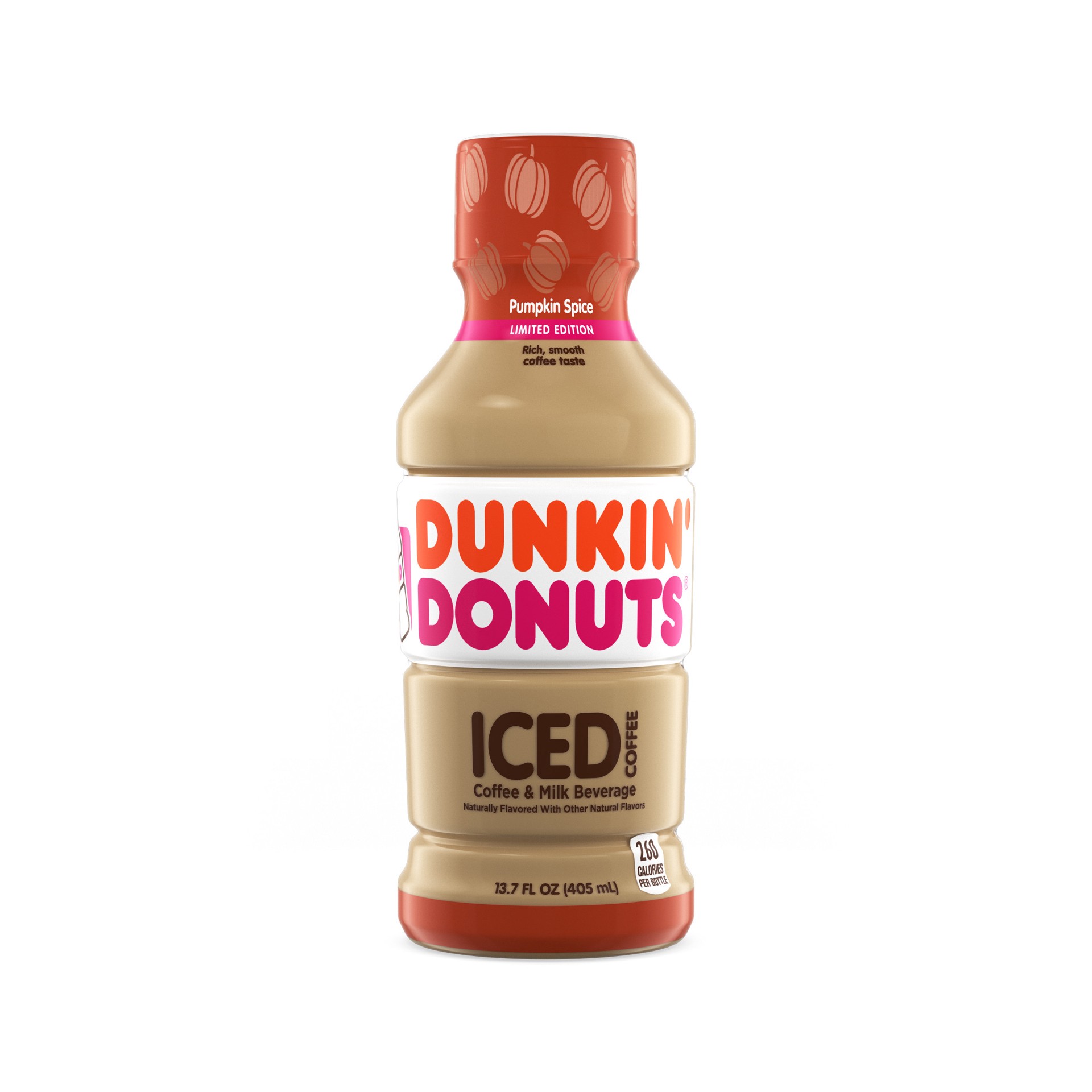 Dunkin' Dunkin Donuts Limited Edition Pumpkin Spice Iced Coffee 13.7 fl