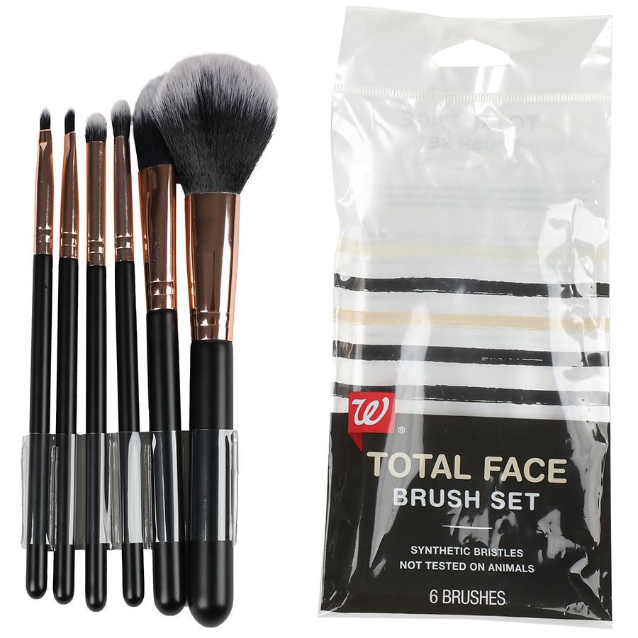 slide 4 of 5, Walgreens Beauty Total Face Brush Set, 1 ct