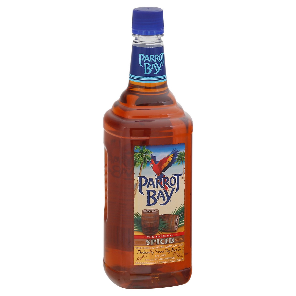 slide 3 of 9, Parrot Bay Spiced Premium Caribbean Rum 1.75 l, 1.75 liter