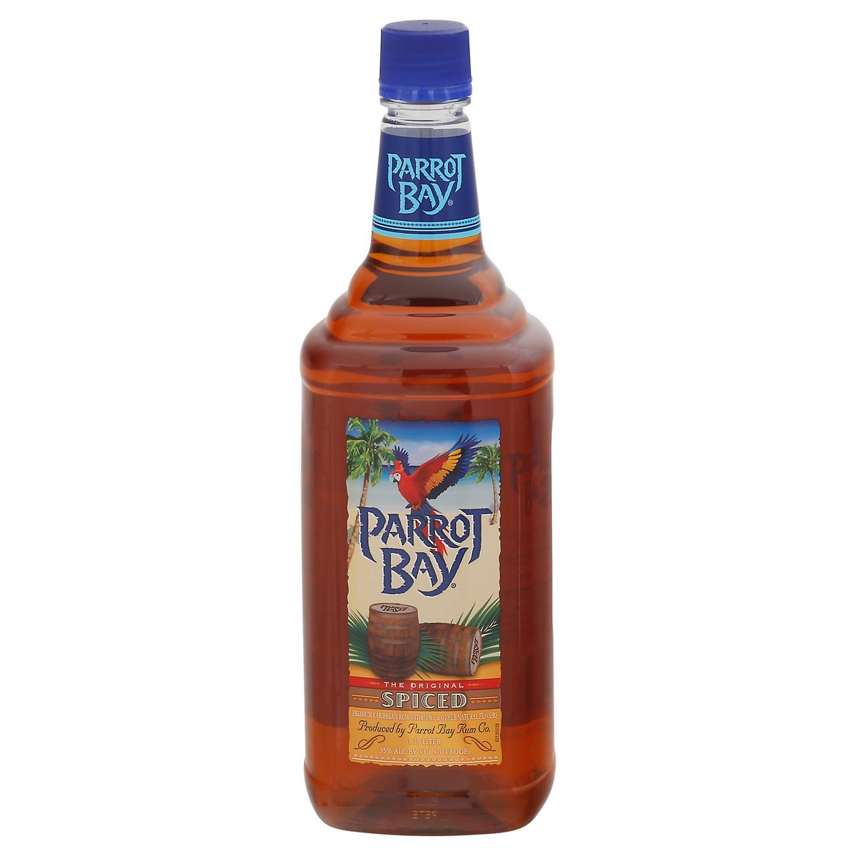 slide 4 of 9, Parrot Bay Spiced Premium Caribbean Rum 1.75 l, 1.75 liter