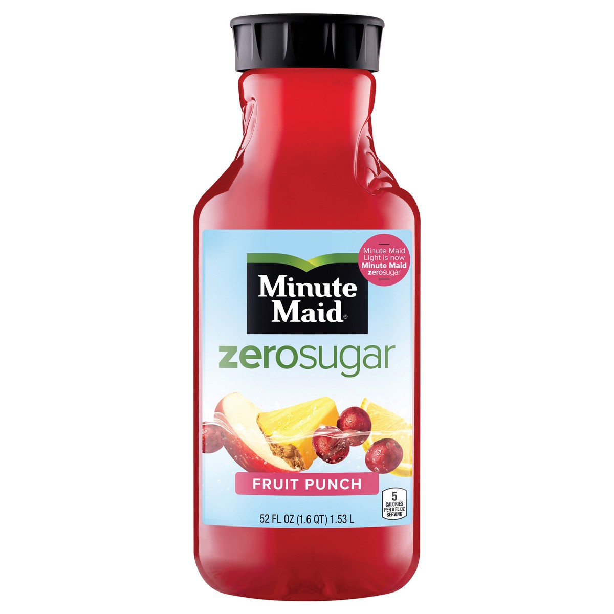 slide 4 of 11, Minute Maid Zero Sugar Fruit Punch Bottle, 52 fl oz, 52 fl oz