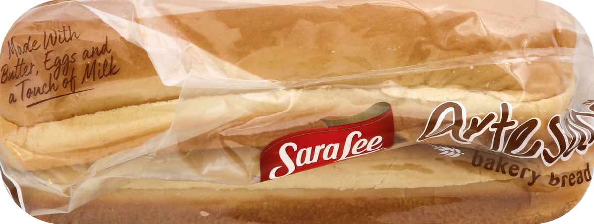 slide 4 of 9, Sara Lee Artesano Brioche Hot Dog Buns, 8 count, Hot Dog Buns, 13.5 oz Bag, 13.5 oz