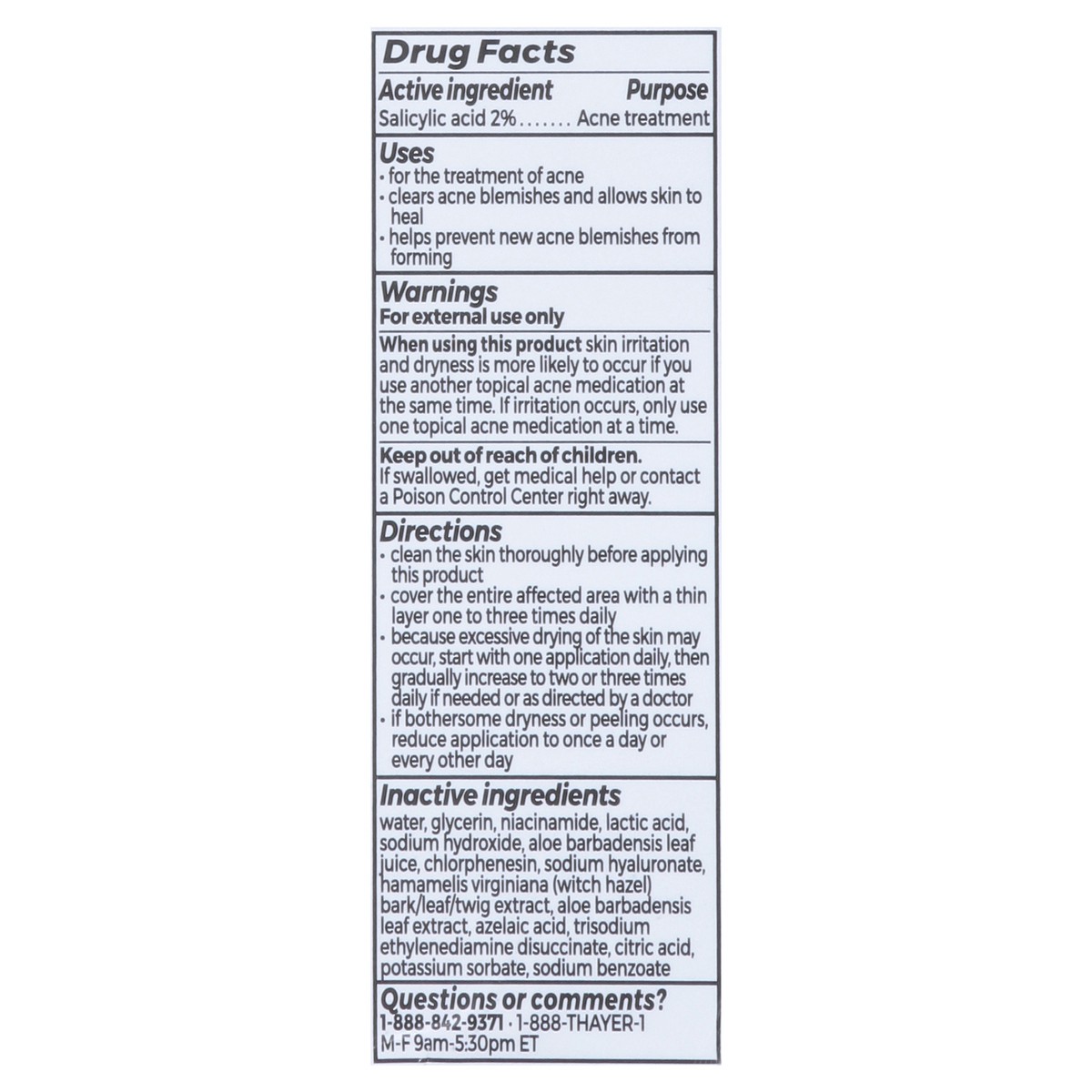 slide 8 of 15, Thayers Double Action Fragrance-Free Acne Serum 1.0 fl oz, 1 fl oz