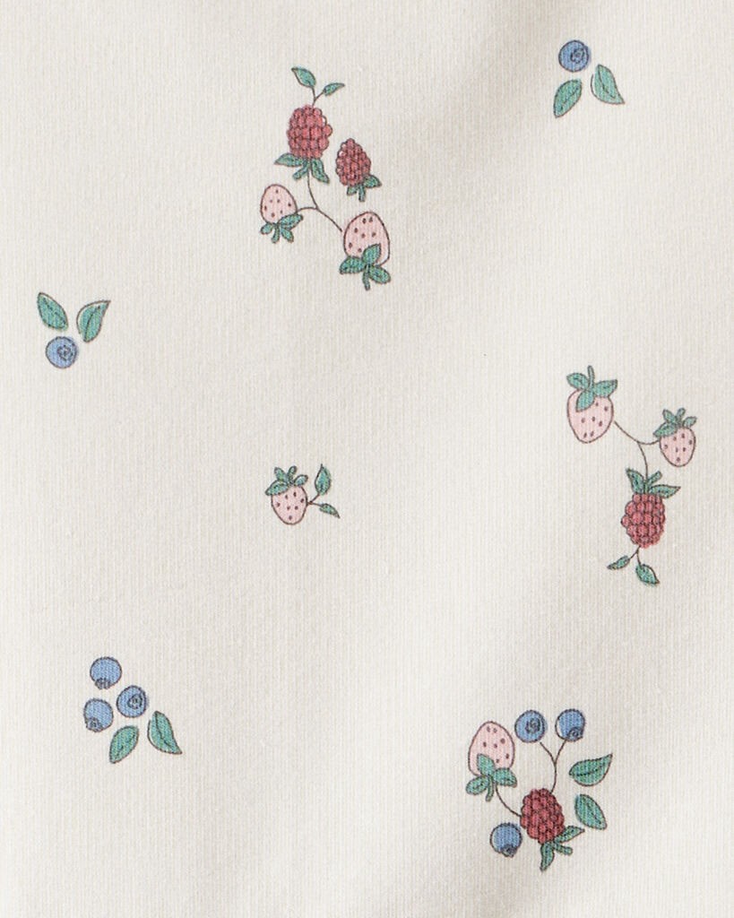 slide 3 of 4, Littleplanet Kid Organic Cotton French Terry Dress in Berry Blossom Print Berry Blossom 6, 1 ct