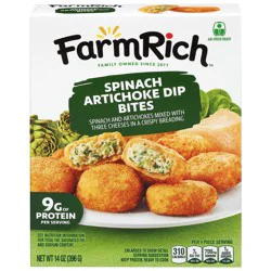 Farm Rich Spinach Artichoke Dip Bites 14 oz