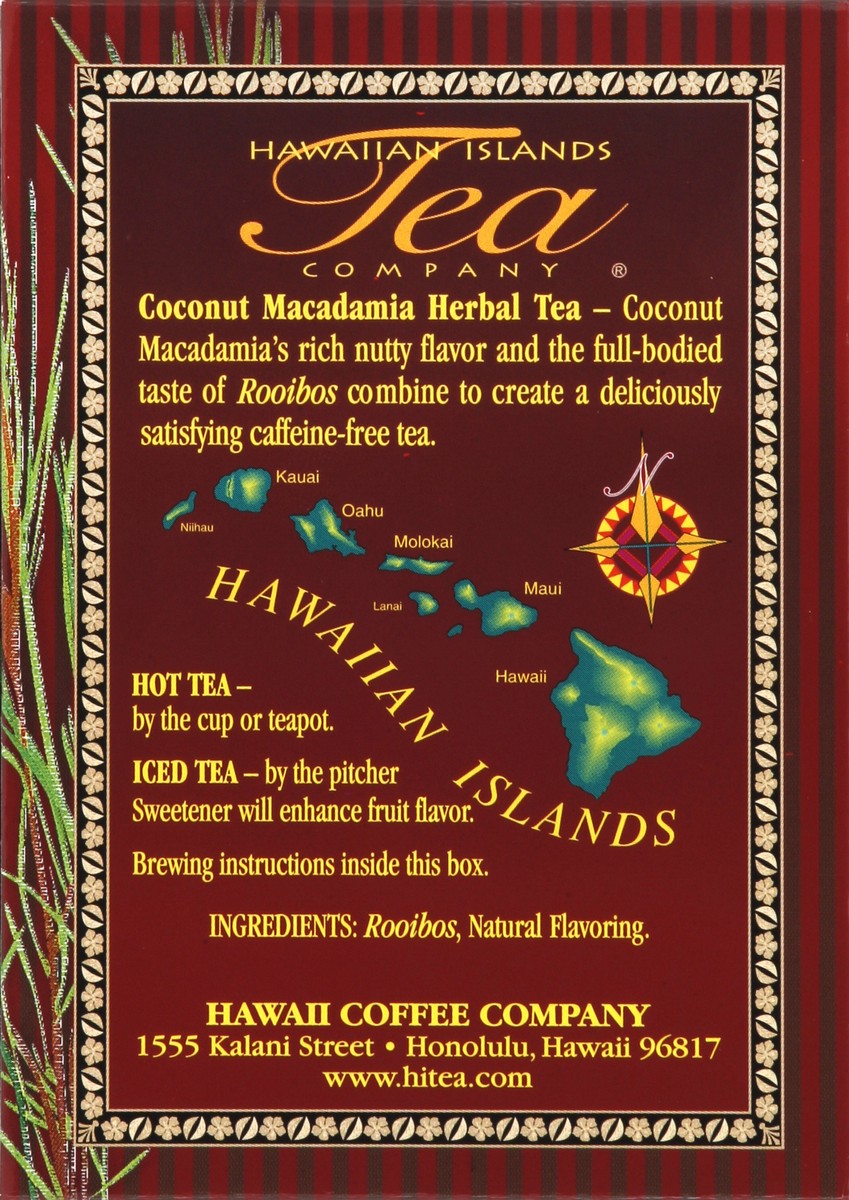 slide 5 of 5, HAWAIIAN ISLAND Tropical Nut Tea - 20 ct, 20 ct