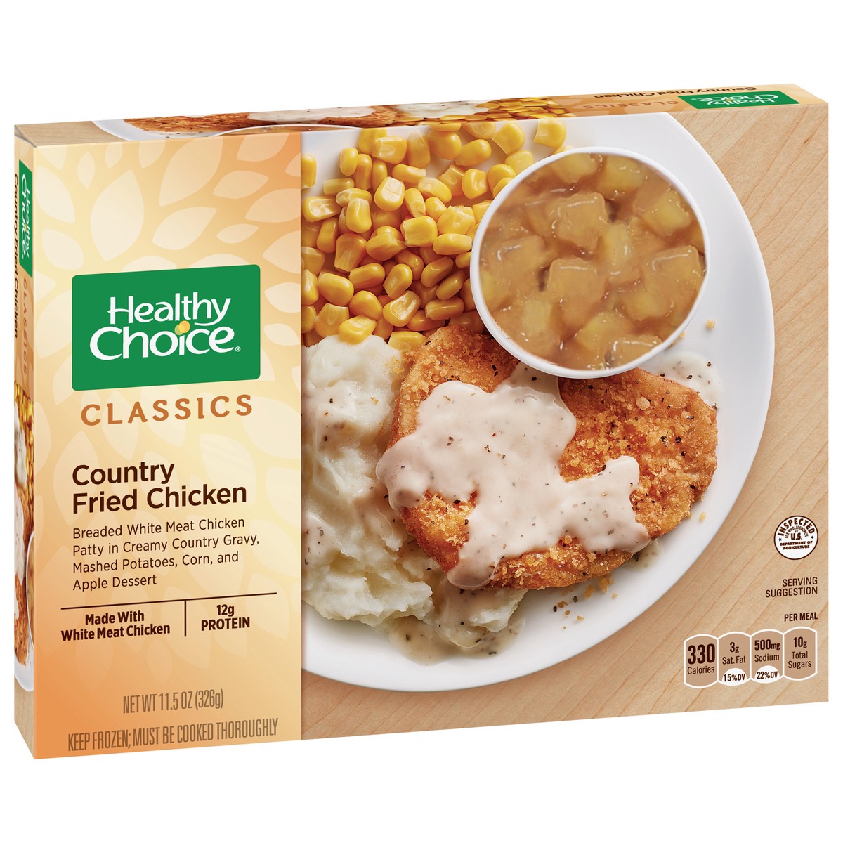 slide 3 of 11, Healthy Choice Classics Country Fried Chicken 11.5 oz, 11.5 oz